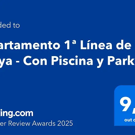 1ª Linea De Playa - Con Piscina Y Parking *